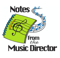 Notes Music Director
